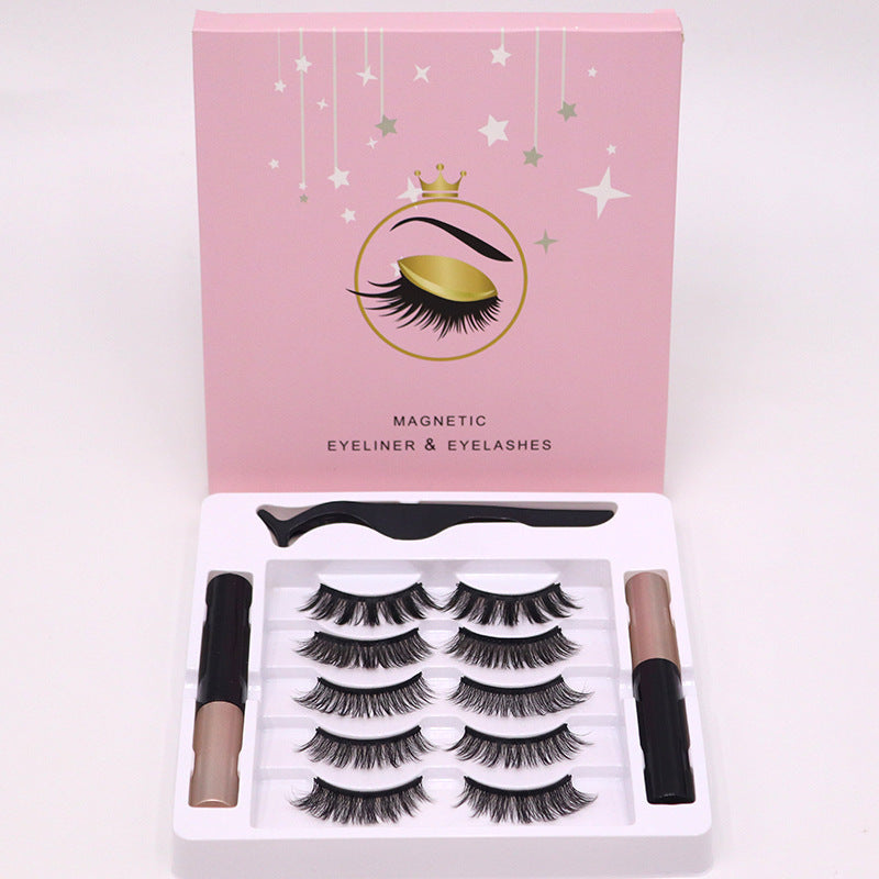 Magnetic Eyelashes Eyeliner Set Long Lasting False Mink Waterproof Eye Lashes Extension Reusable Beauty Makeup Tool Magnetic Eyelashes Eyeliner Set Long Lasting False Mink Waterproof Eye Lashes Extension Reusable Beauty Makeup Tool